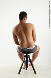 Man Black Sitting poses - simple Average Short Black Sitting poses - ALL Academic